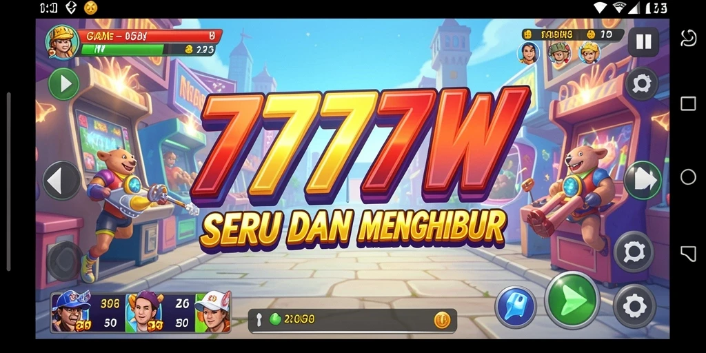 Screenshot gameplay <strong>7777W</strong> menunjukkan aksi seru penuh tantangan.