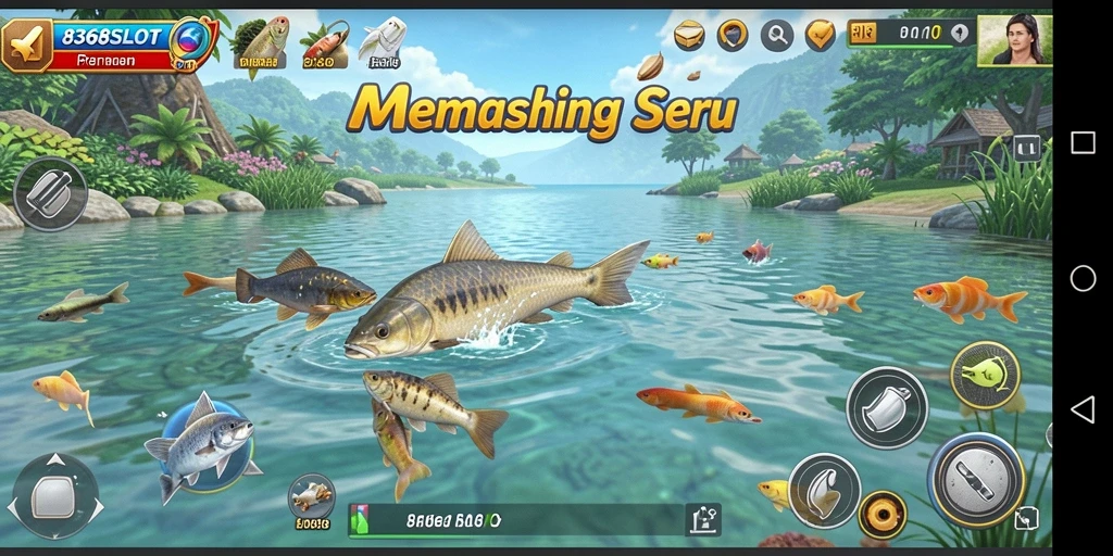 Screenshot utama 8368SLOT menampilkan gameplay memancing yang menakjubkan.