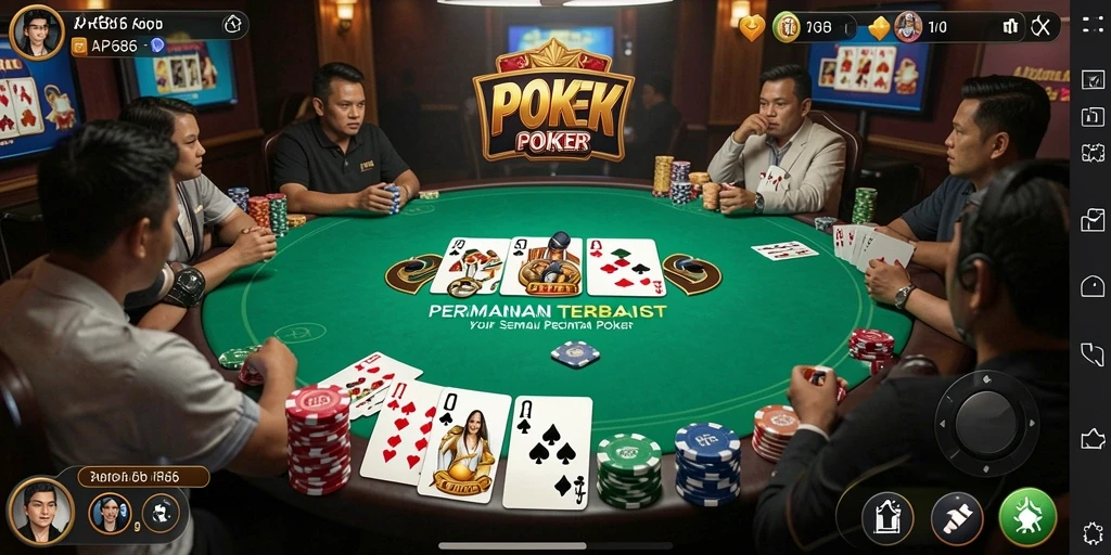 Screenshot gameplay poker AP686 yang menarik dan penuh aksi.