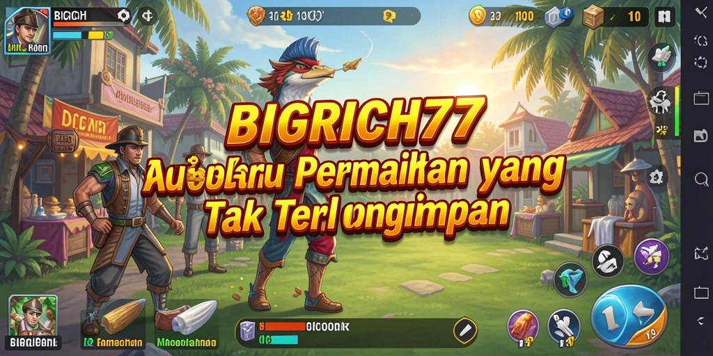 Tangkapan layar dari permainan BIGRICH77 yang menunjukkan aksi seru.