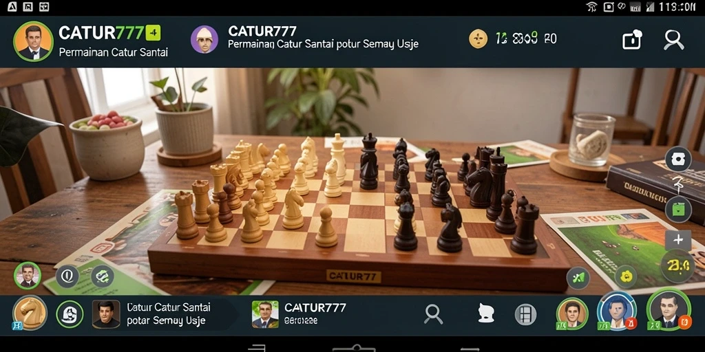 Gambaran permainan catur yang menarik dan mengasyikkan di CATUR777.