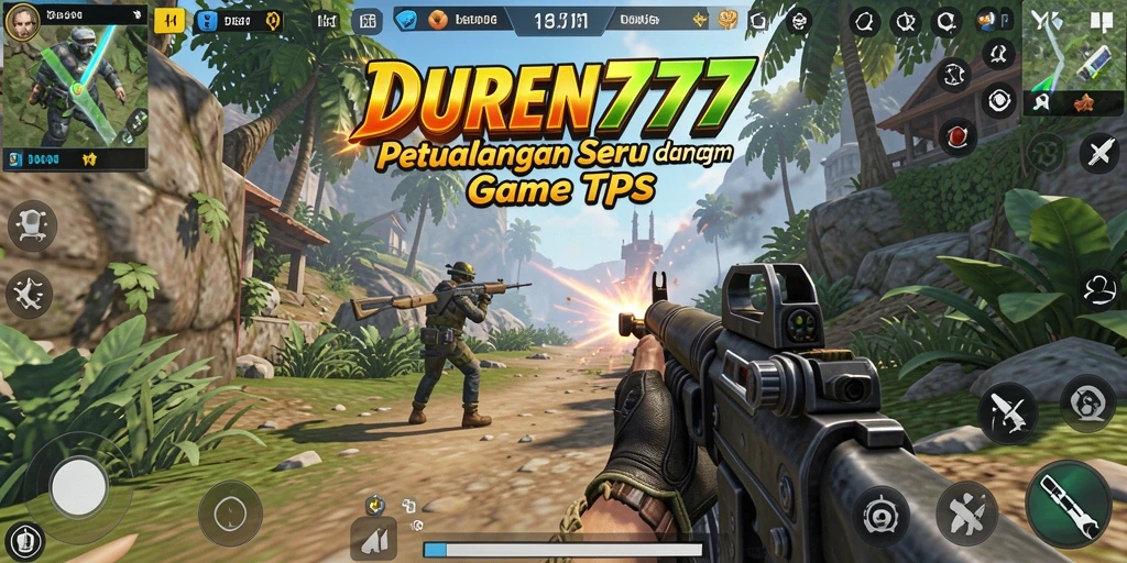 Tampilan seru gameplay DUREN777 di TPS dengan aksi penuh adrenalin.