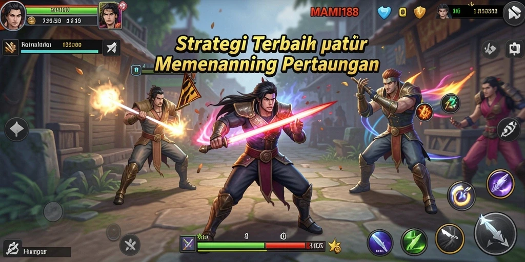 Tangkapan layar gameplay MAMI188 menampilkan strategi tempur yang menarik.
