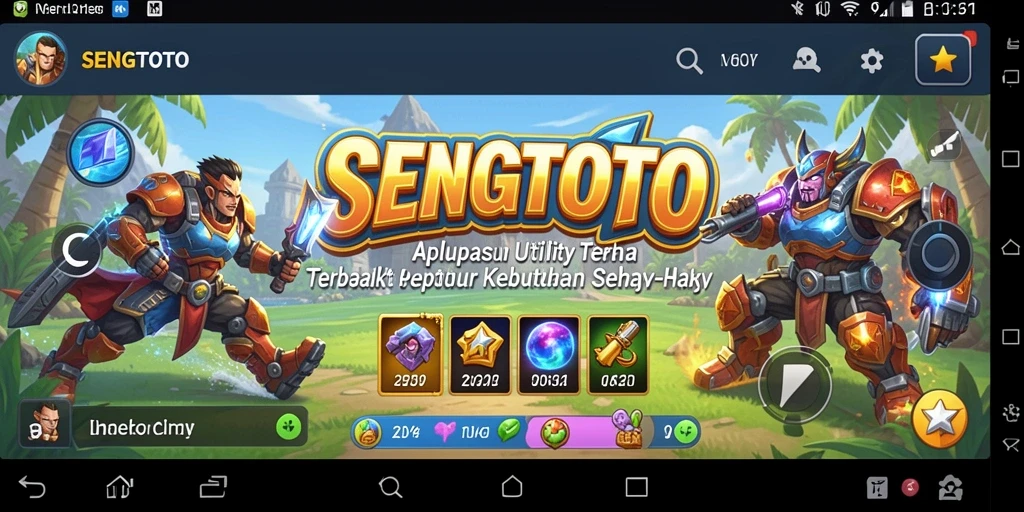 Tampilan antarmuka SENGTOTO yang bersih dan intuitif.