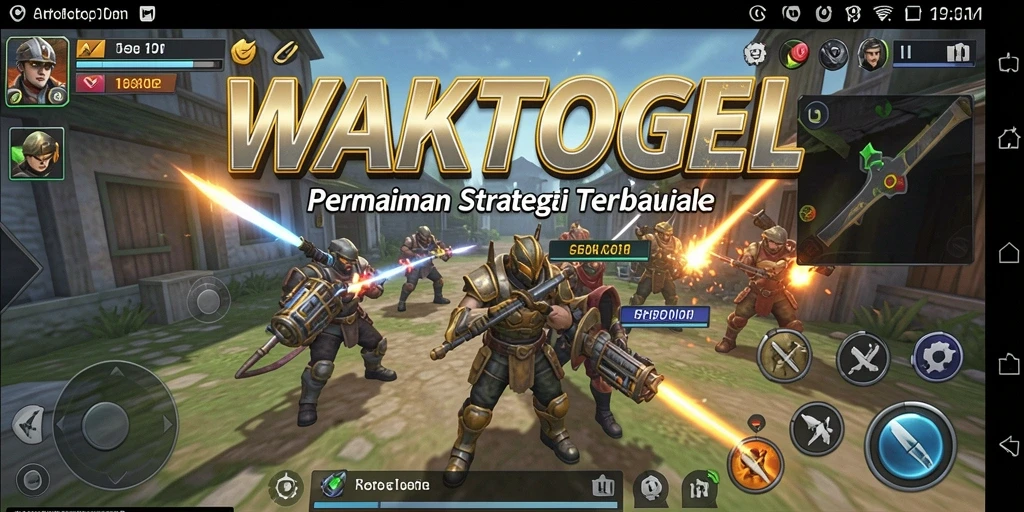 Tampilan gameplay WAKTOGEL yang penuh strategi dan taktik.